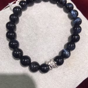 Bracelet Oeil de tigre bleu