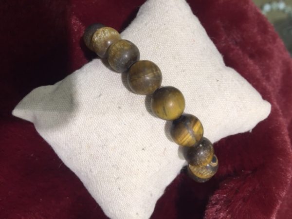 Bracelet Oeil de tigre mat – Image 2